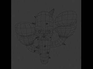 cactus-cartoon character 3D Модель