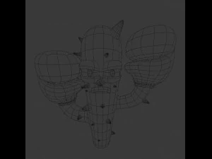 cactus-cartoon character 3D Model