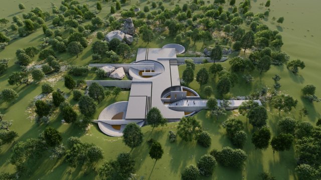 water museum Modelo 3D .c4d .max .obj .3ds .fbx .stl .blend 