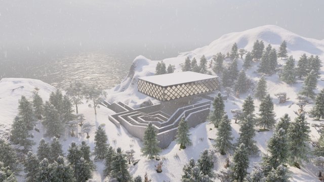 hotel Model 3D .c4d .max .obj .3ds .fbx .stl .blend 