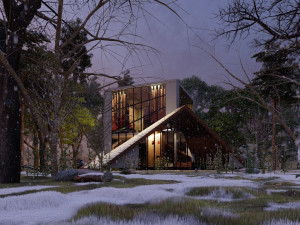 villa 3D Model