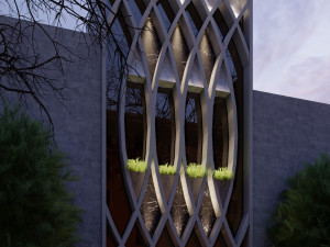 commercial and office building 3D Model
