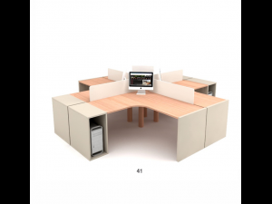 office desk 3Dモデル