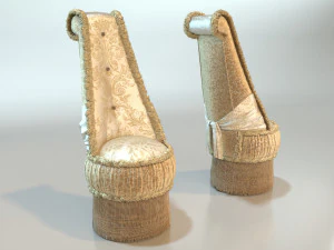 klasik kanepe 3D Model