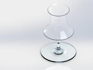 bicchiere di vino Modello 3D