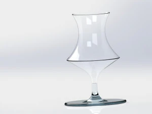 bicchiere di vino Modello 3D