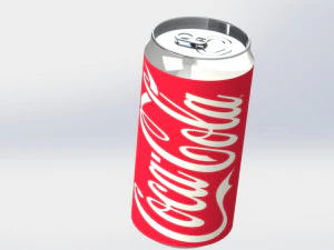 coca-cola Modello 3D