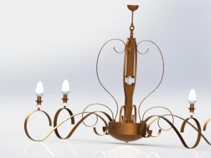 antique lamb 3D Model