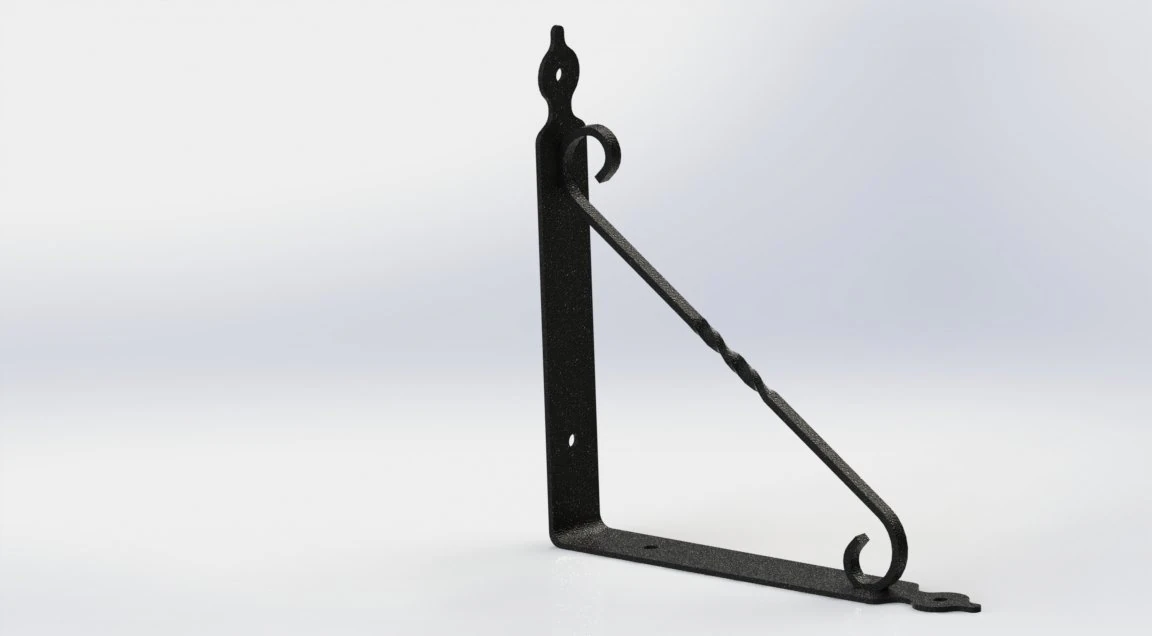 l type shelf holder 3D Model .c4d .max .obj .3ds .fbx .stl .blend 