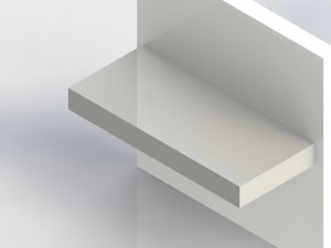 basic wall rack 3D 模型