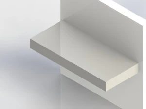 scaffale da parete di base Modello 3D