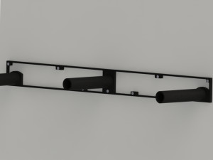 basic wall rack 3D Model
