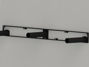 scaffale da parete di base Modello 3D