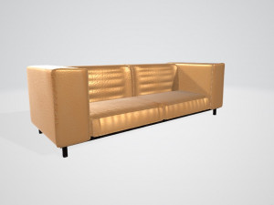 sofa-gold 3D 모델