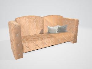 sofa-sitting 3D मॉडल