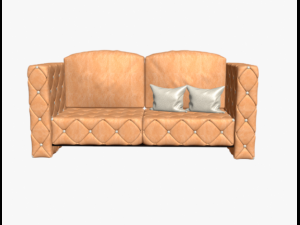 sofa-sitting 3D मॉडल