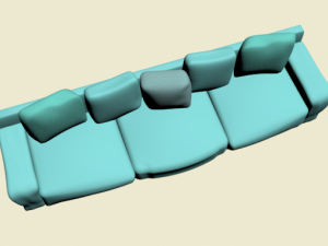 soft-sofa Modelo 3D