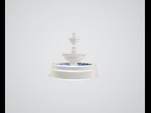 saluran air-air mancur Model 3D