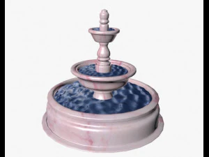 saluran air-air mancur Model 3D