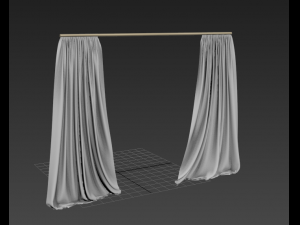 jalousie-curtains 3D Model