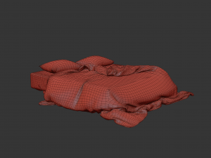 bed 3D Модель
