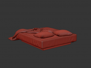 bed 3D Модель