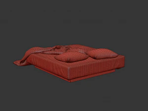 bed 3D Model