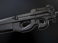 P90 gun Modèle 3D