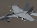 Airplane hornet 3D Model
