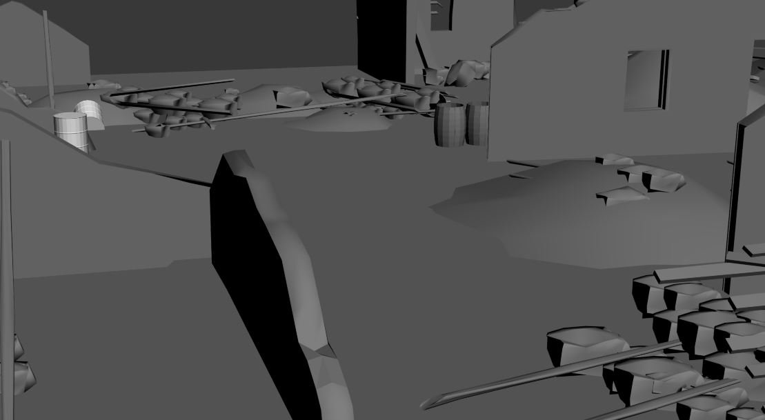 World War 2 And 1 War Scene 3d Model In Fantasy 3dexport