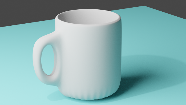 ceramic mug 3D Model .c4d .max .obj .3ds .fbx .stl .blend 