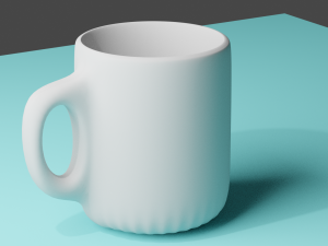 ceramic mug 3D Model