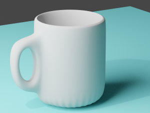 ceramic mug 3D 모델