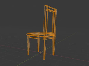 silla Modelo 3D