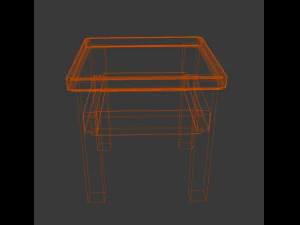 taburete sin respaldo Modelo 3D