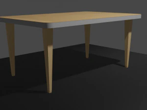 table 3D Model