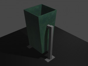 litter bin 3D-Modell