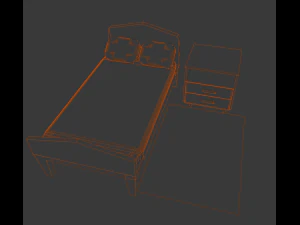 estilo hogare&ntilde;o Modelo 3D