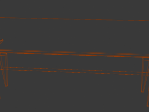 lowpolybench Modello 3D