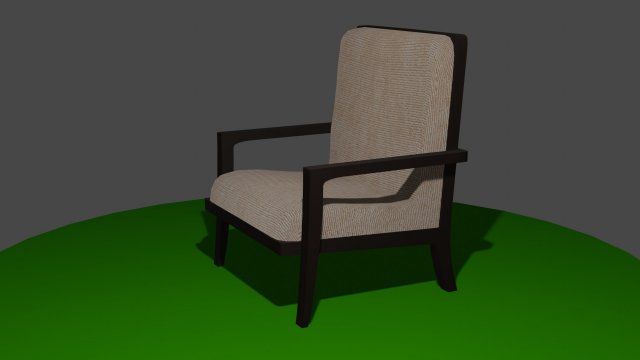 armchair Modèle 3D .c4d .max .obj .3ds .fbx .stl .blend 