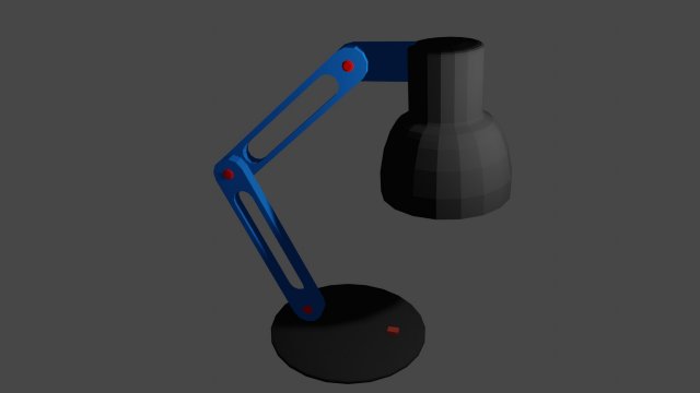 lowpolylamp 3D Модель .c4d .max .obj .3ds .fbx .stl .blend 