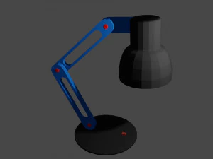 lámpara de polietileno baja Modelo 3D