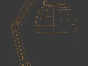 l&aacute;mpara de polietileno baja Modelo 3D