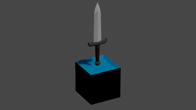 knife Model 3D .c4d .max .obj .3ds .fbx .stl .blend 