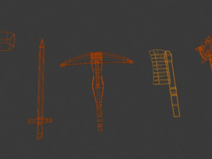 lowpolyweapon 3D 모델