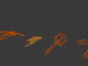 lowpolyweapon 3D 모델