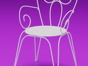 furniture set for garden 3D 模型