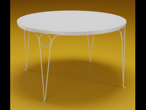 furniture set for garden 3D 模型