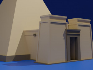 nubian pyramid 3D Model