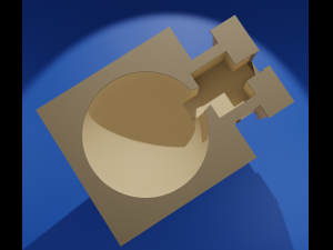 nubian pyramid 3D Model